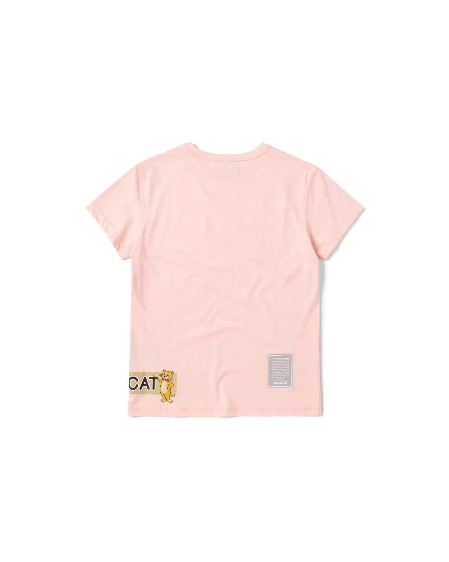 GUMMY CAT SHOULDER PLEATED EASY FIT T-SHIRT