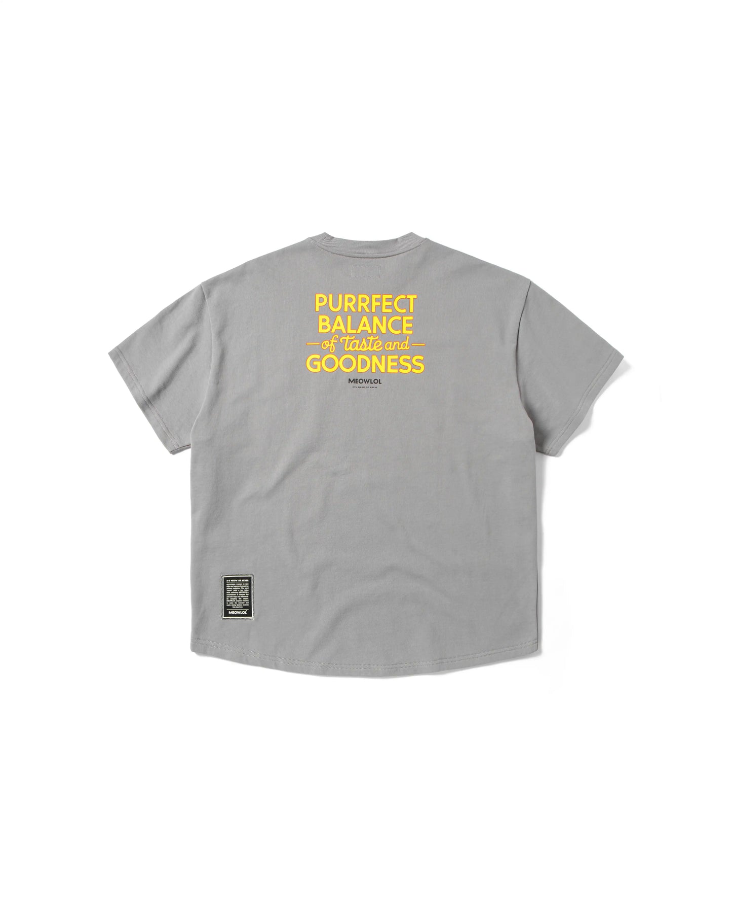 INDOMEOW ROUND HEM OVERSIZED T-SHIRT
