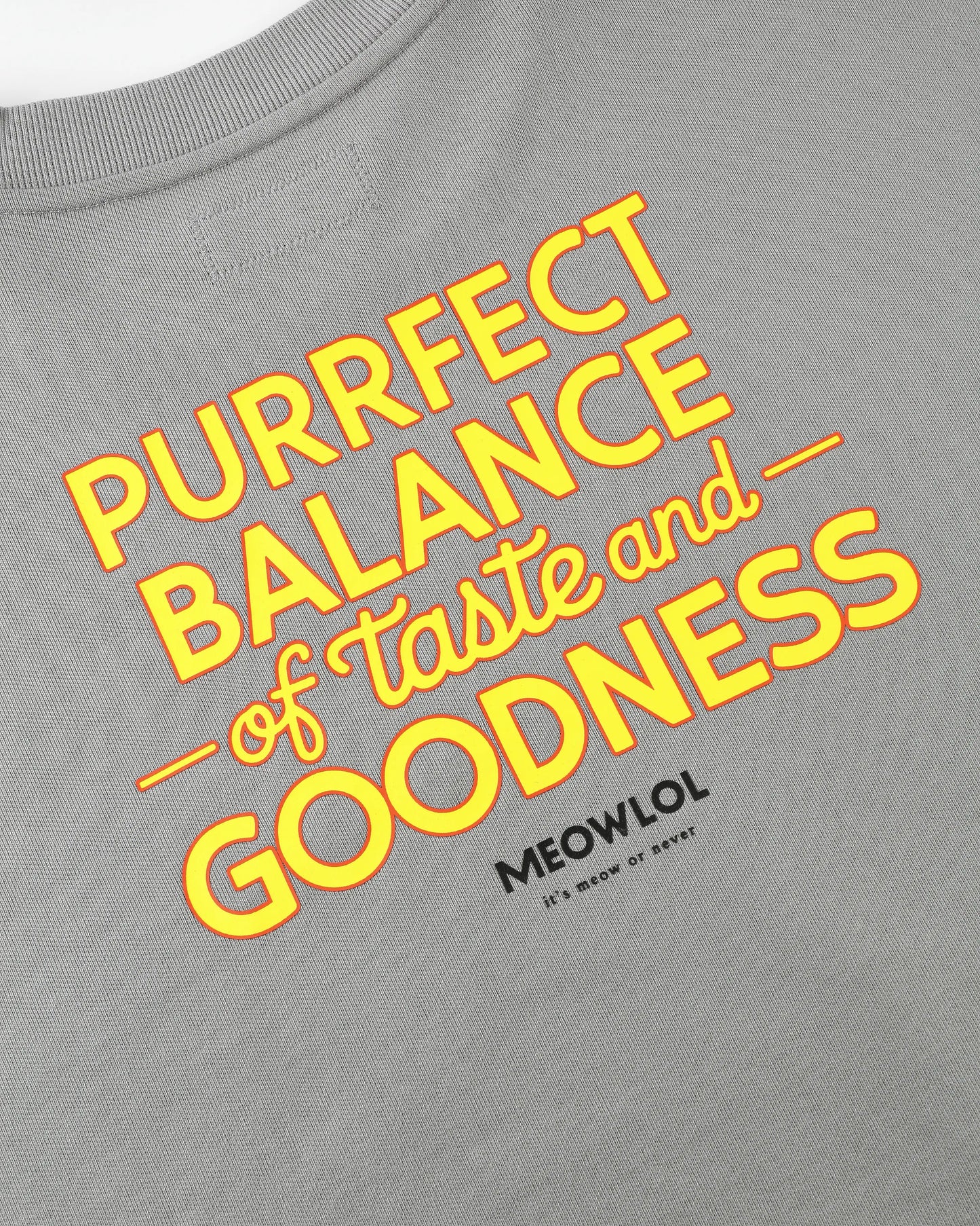 INDOMEOW ROUND HEM OVERSIZED T-SHIRT