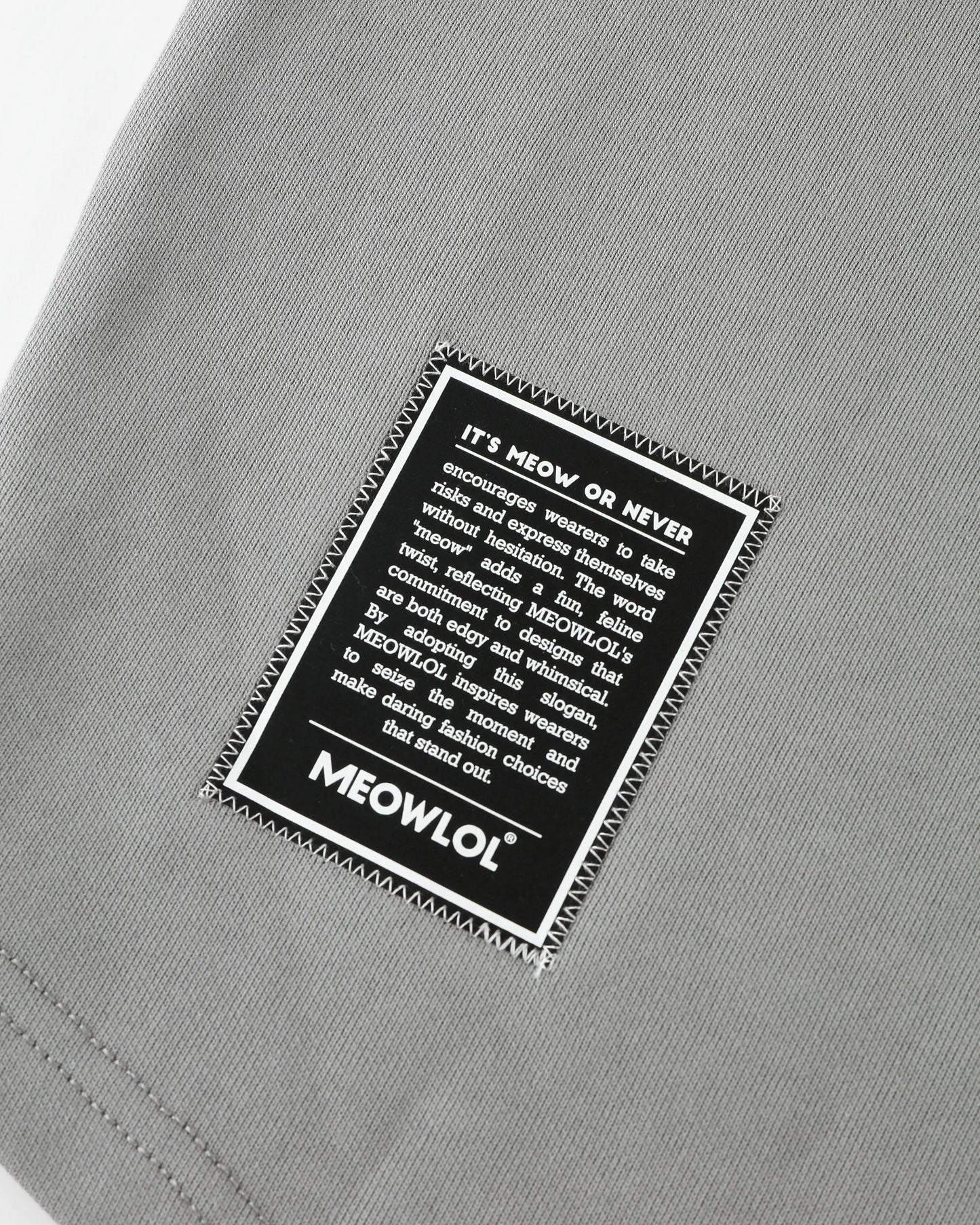 INDOMEOW ROUND HEM OVERSIZED T-SHIRT