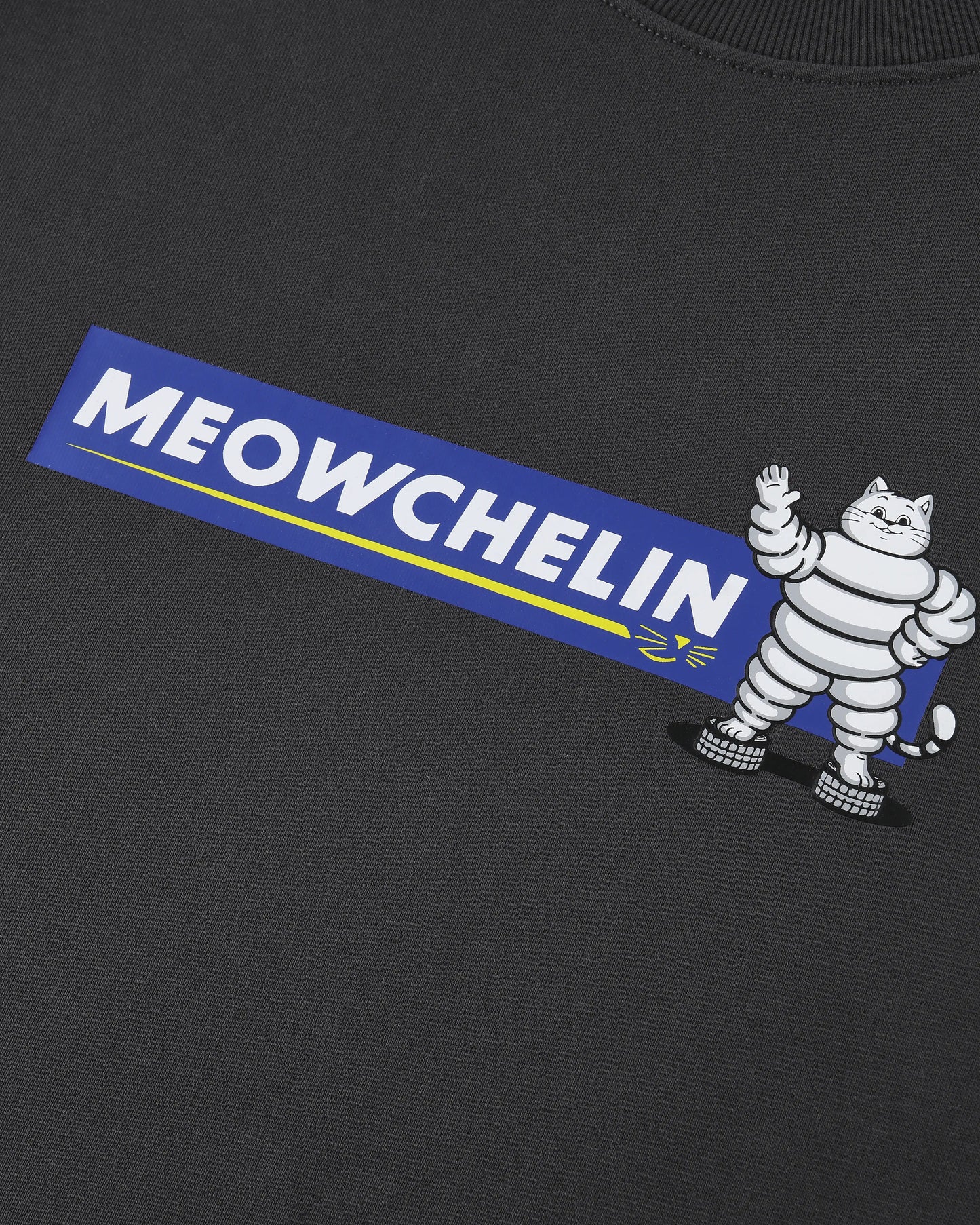 MEOWCHELIN JOURNEYS ROUND HEM OVERSIZED T-SHIRT