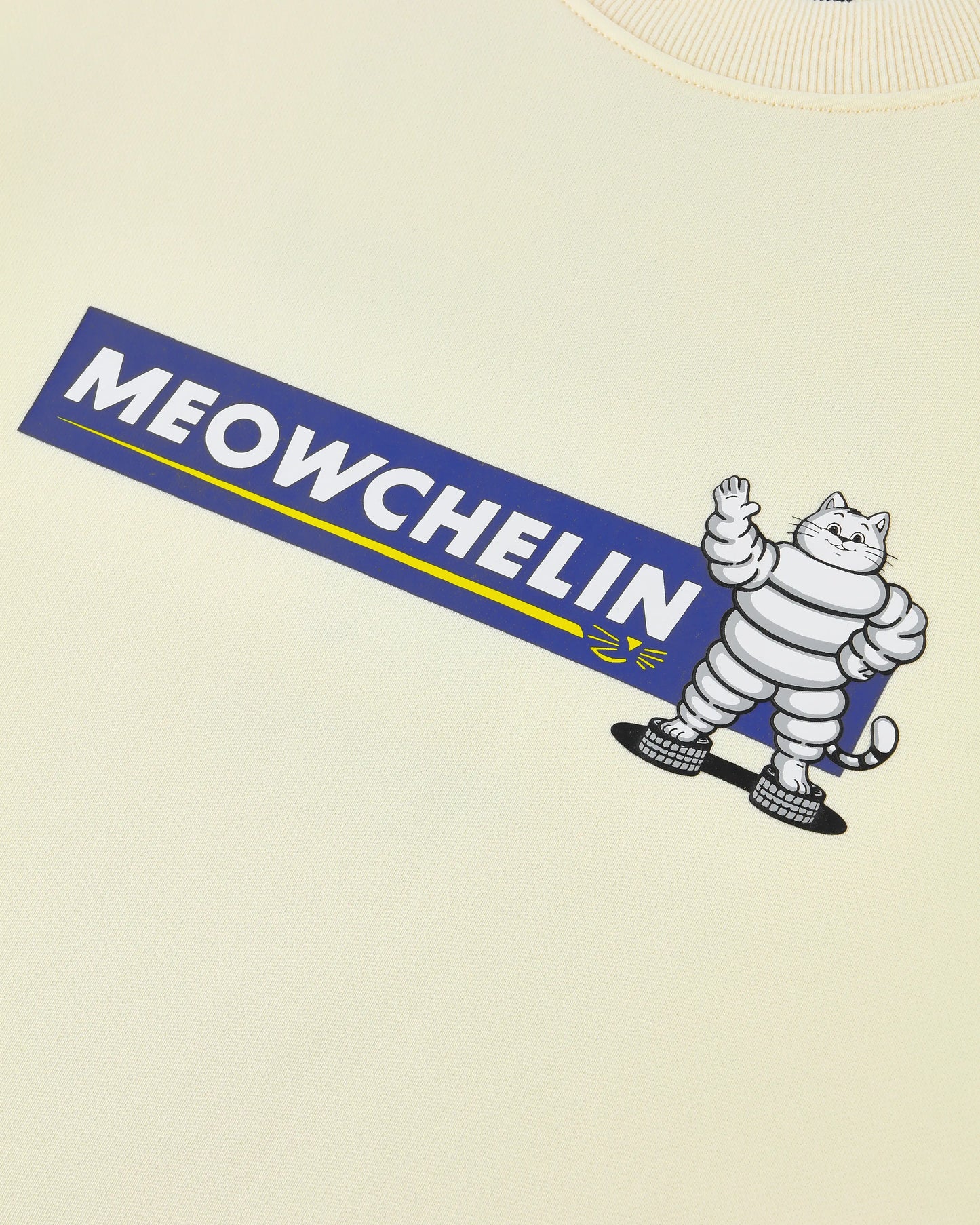 MEOWCHELIN JOURNEYS ROUND HEM OVERSIZED T-SHIRT