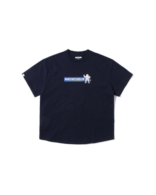 MEOWCHELIN JOURNEYS ROUND HEM OVERSIZED T-SHIRT