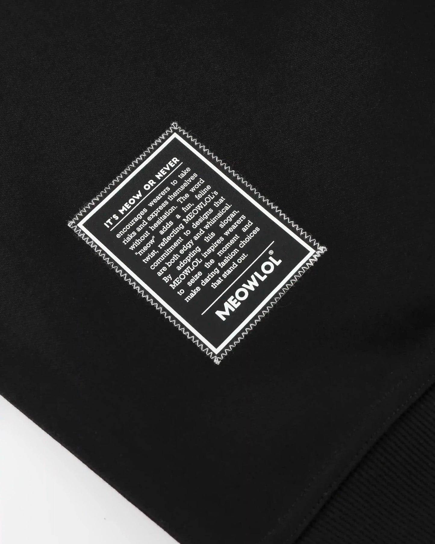 MEOWGIELA FRONT POCKET OVERSIZED T-SHIRT