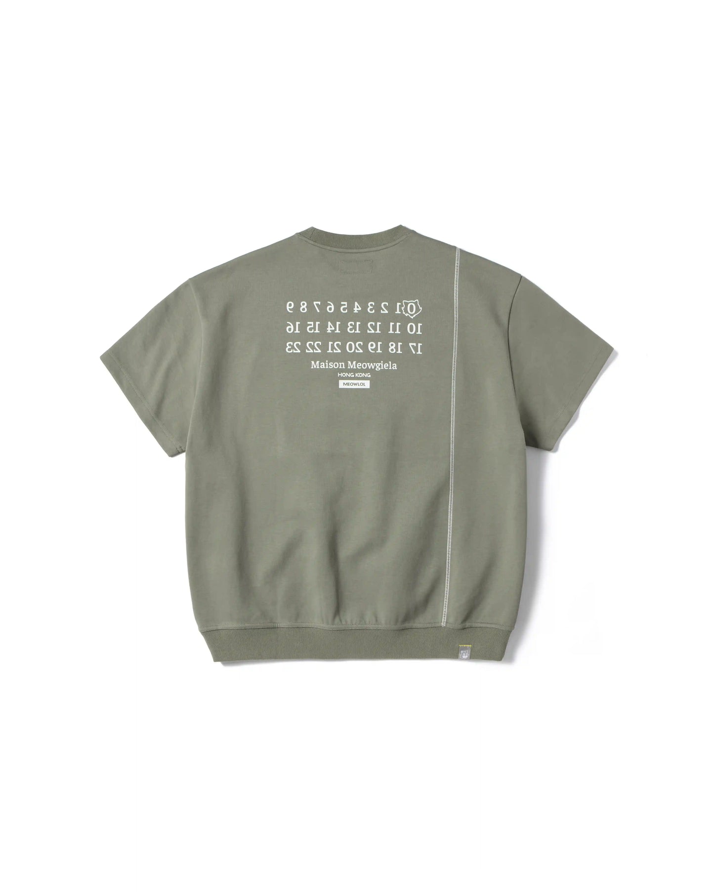 MEOWGIELA FRONT POCKET OVERSIZED T-SHIRT