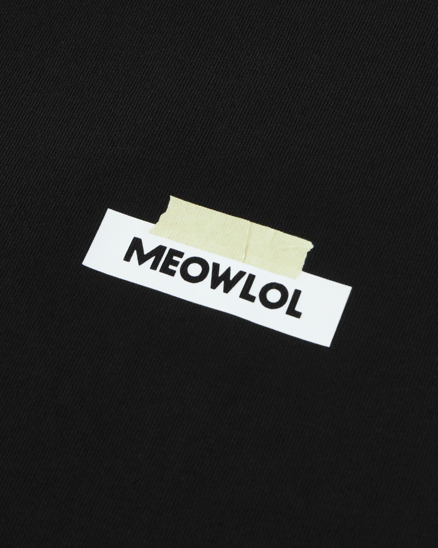 MEOWGIELA SHOULDER PLEATED EASY FIT T-SHIRT