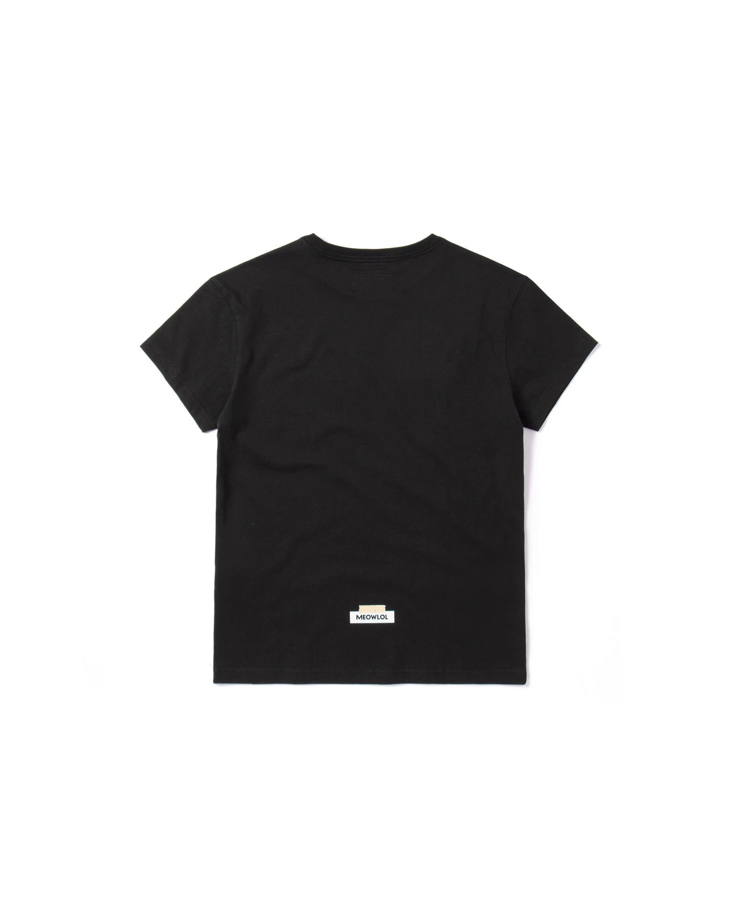 MEOWGIELA SHOULDER PLEATED EASY FIT T-SHIRT