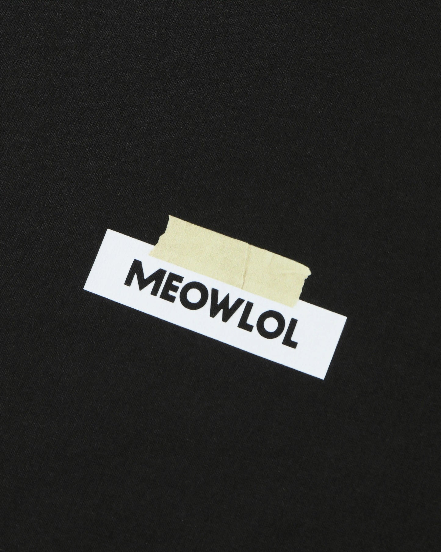 MEOWGIELA SHOULDER PLEATED EASY FIT T-SHIRT