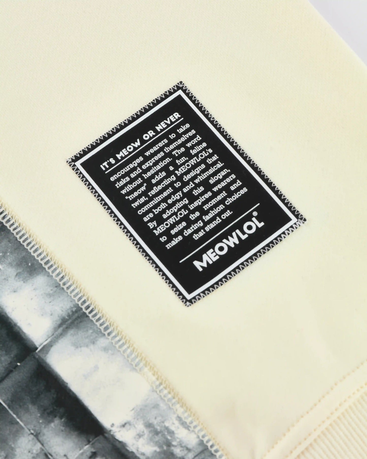 MEOWKSY FRONT POCKET OVERSIZED T-SHIRT