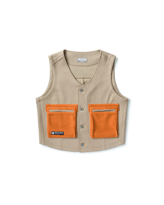 MEOWLOL FRONT POCKETS OVERSIZED VEST