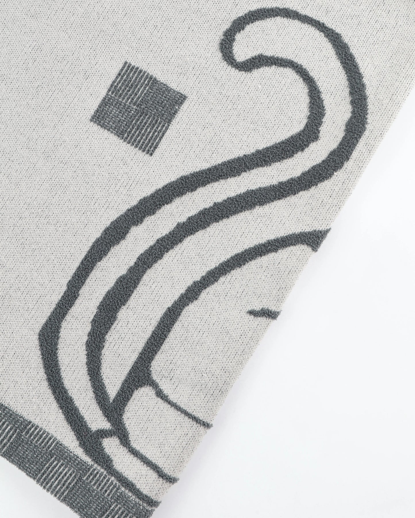 MEOWLOL CAT KNITTED SHORT SLEEVES ZIP-UP SHIRT