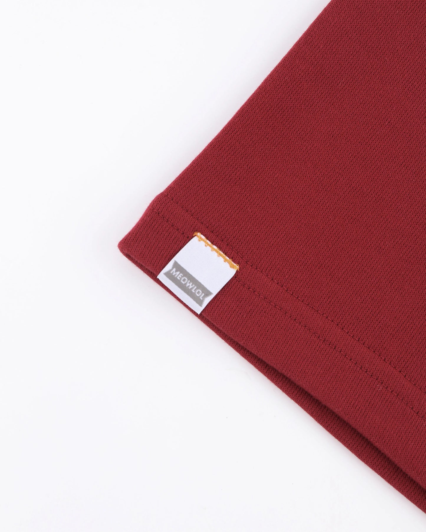 MEOWLOL LOGO No.51 PANELED ROUND HEM OVERSIZED T-SHIRT