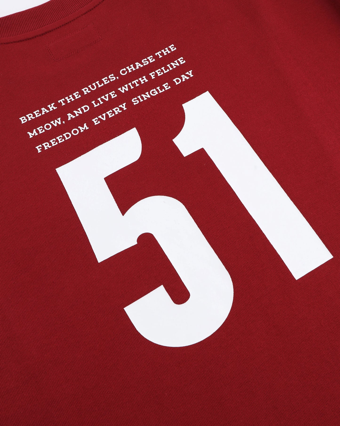 MEOWLOL LOGO No.51 PANELED ROUND HEM OVERSIZED T-SHIRT