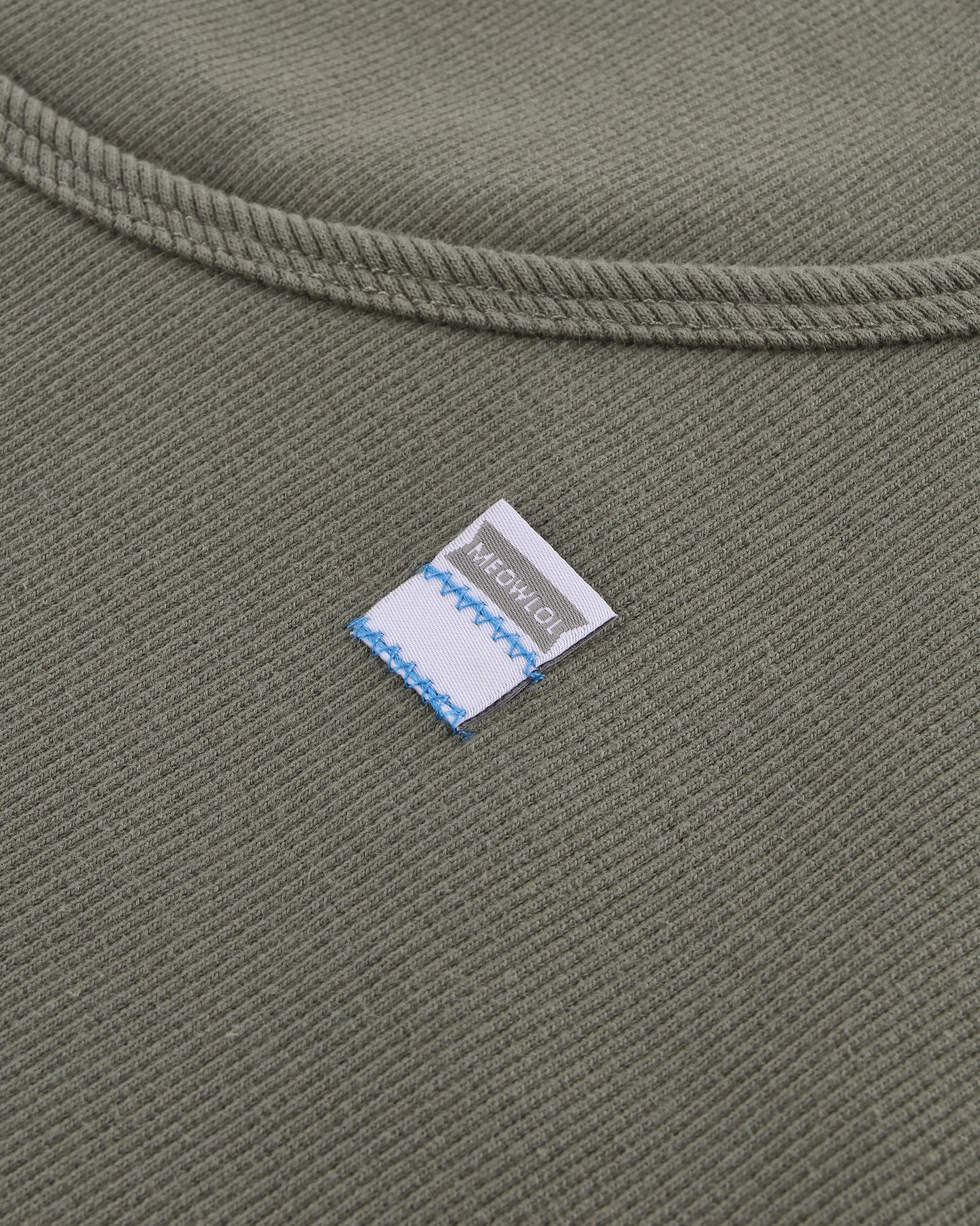 MEOWLOL EMB LOGO RIBBED TANK TOP