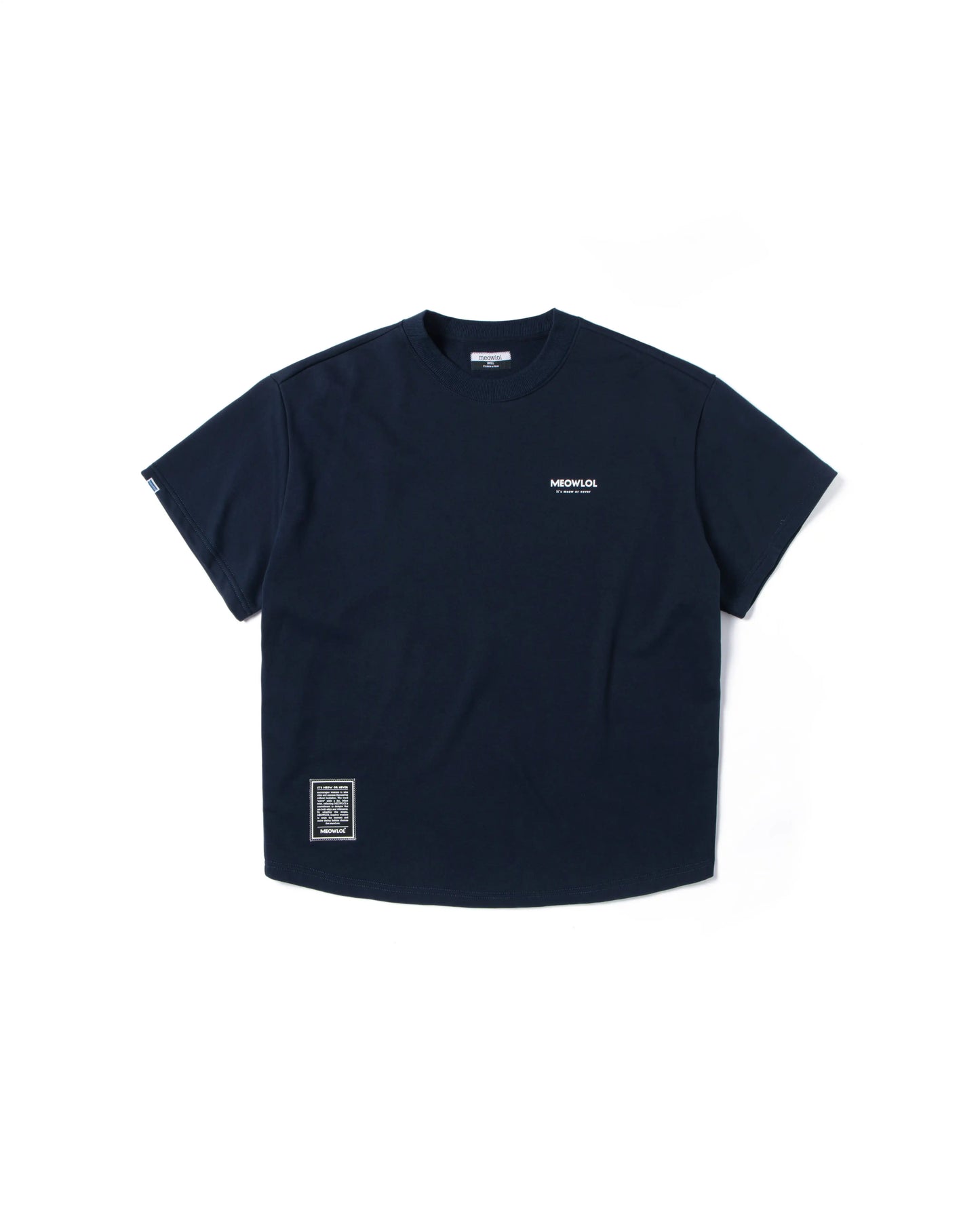 MEOWRAEMON ROUND HEM OVERSIZED T-SHIRT
