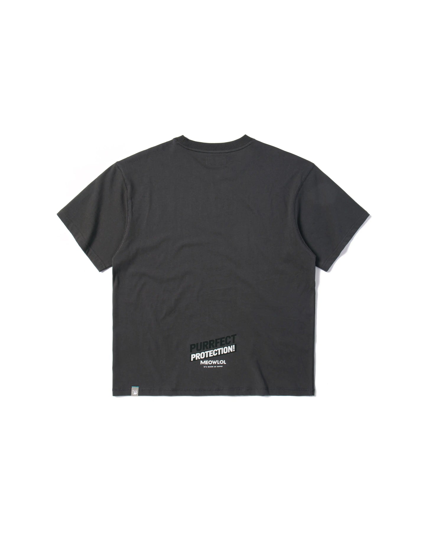 MEOWSEALINE PLEATED SLEEVES EASY FIT T-SHIRT
