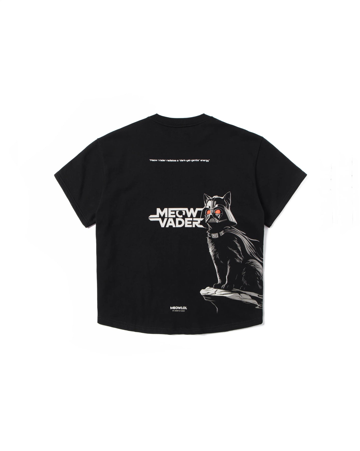 MEOW VADER ROUND HEM OVERSIZED T-SHIRT