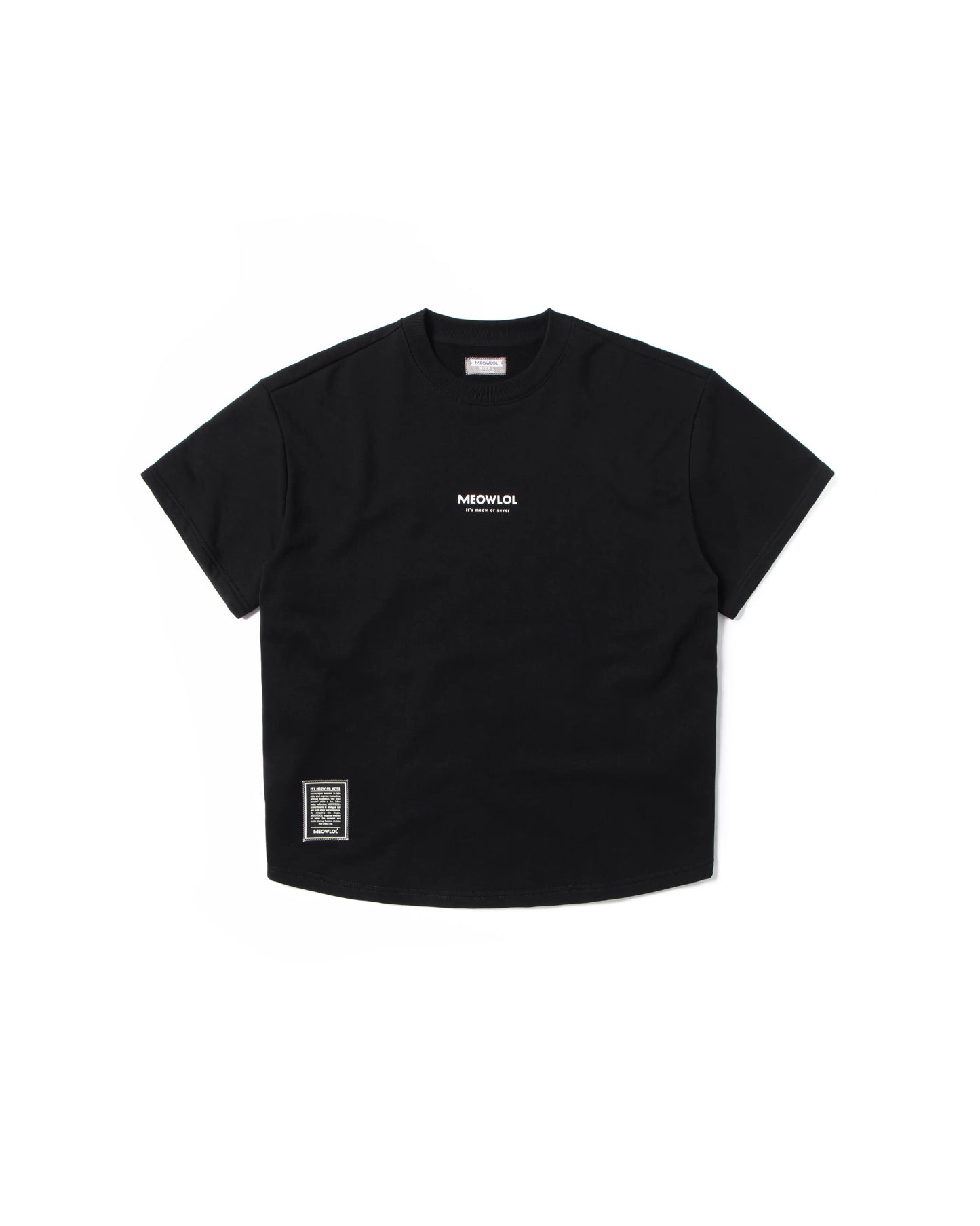 MEOW VADER ROUND HEM OVERSIZED T-SHIRT