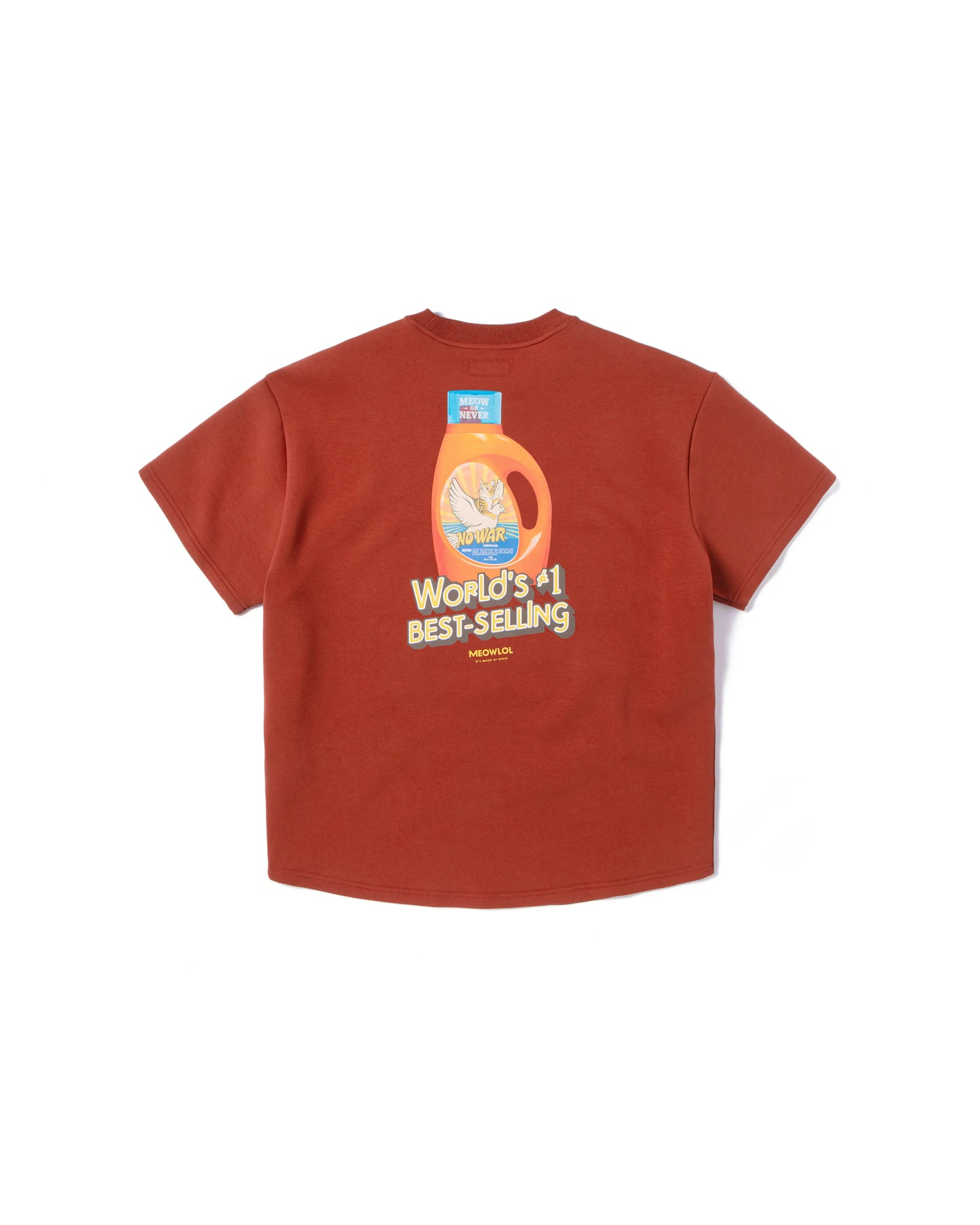 NO WAR DETERGENT ROUND HEM OVERSIZED T-SHIRT