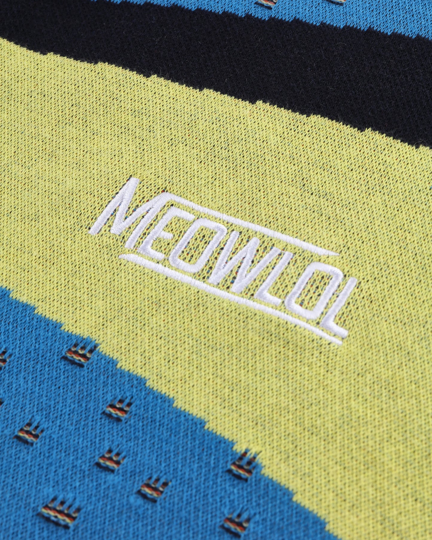 PUZZLE PICASSO CATS KITTED SHORT SLEEVES ZIP FRONT SHIRT