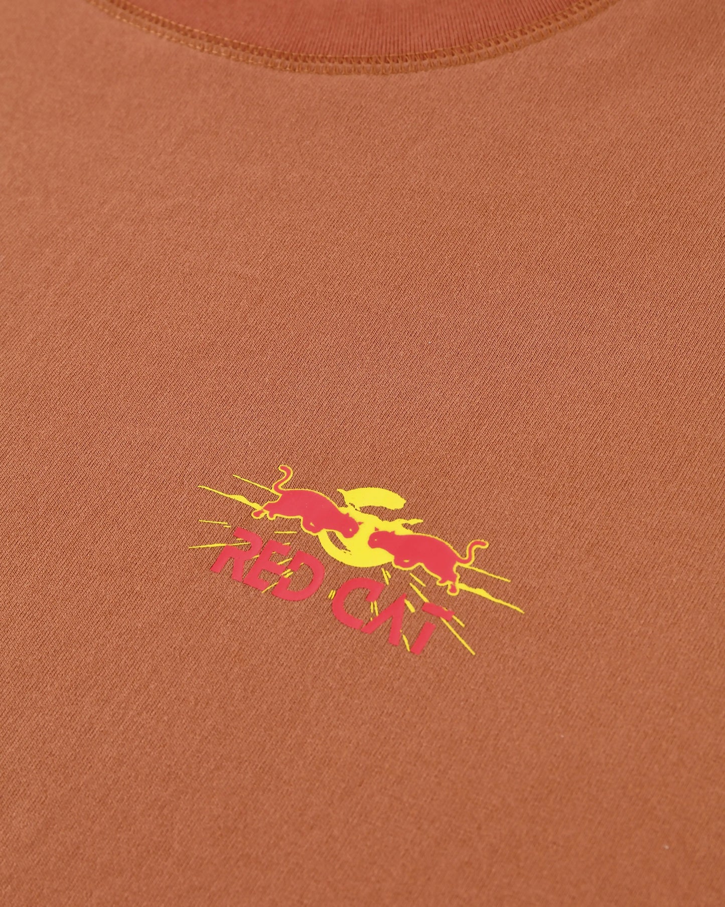 RED CAT ENERGY PLEATED SLEEVES EASY FIT T-SHIRT