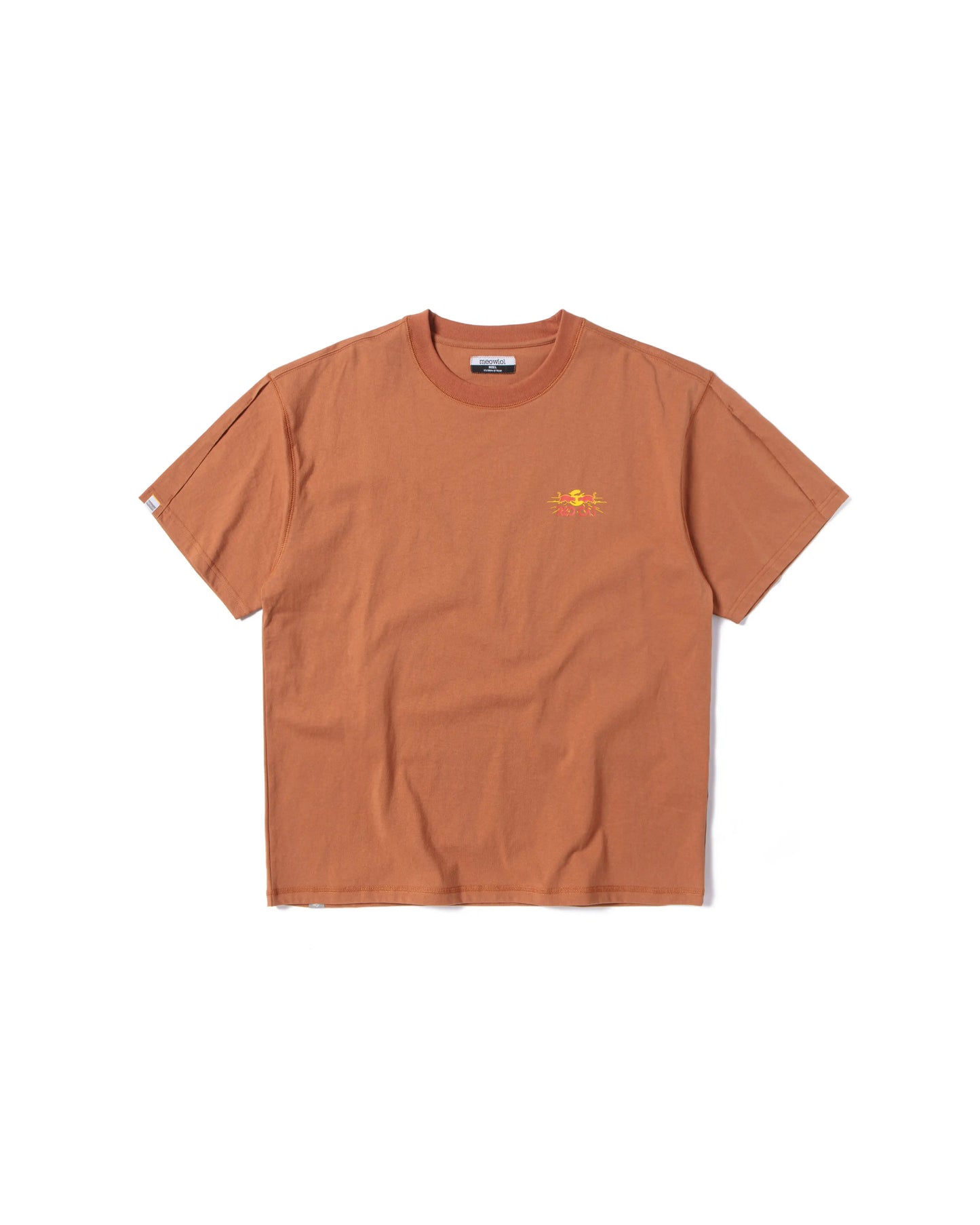RED CAT ENERGY PLEATED SLEEVES EASY FIT T-SHIRT