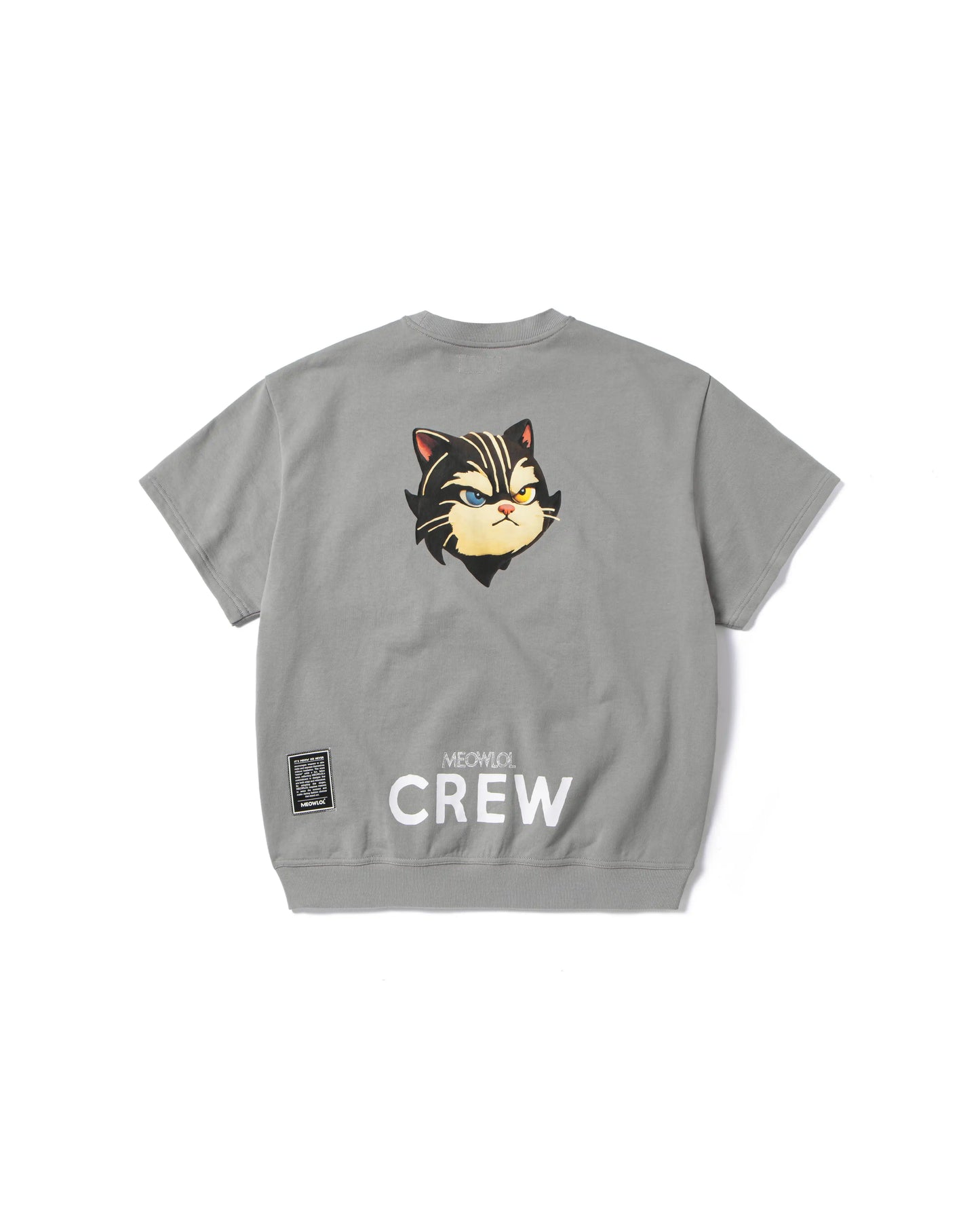 THE CLAY CAT LOGO HEADFRONT POCKET OVERSIZED T-SHIRT