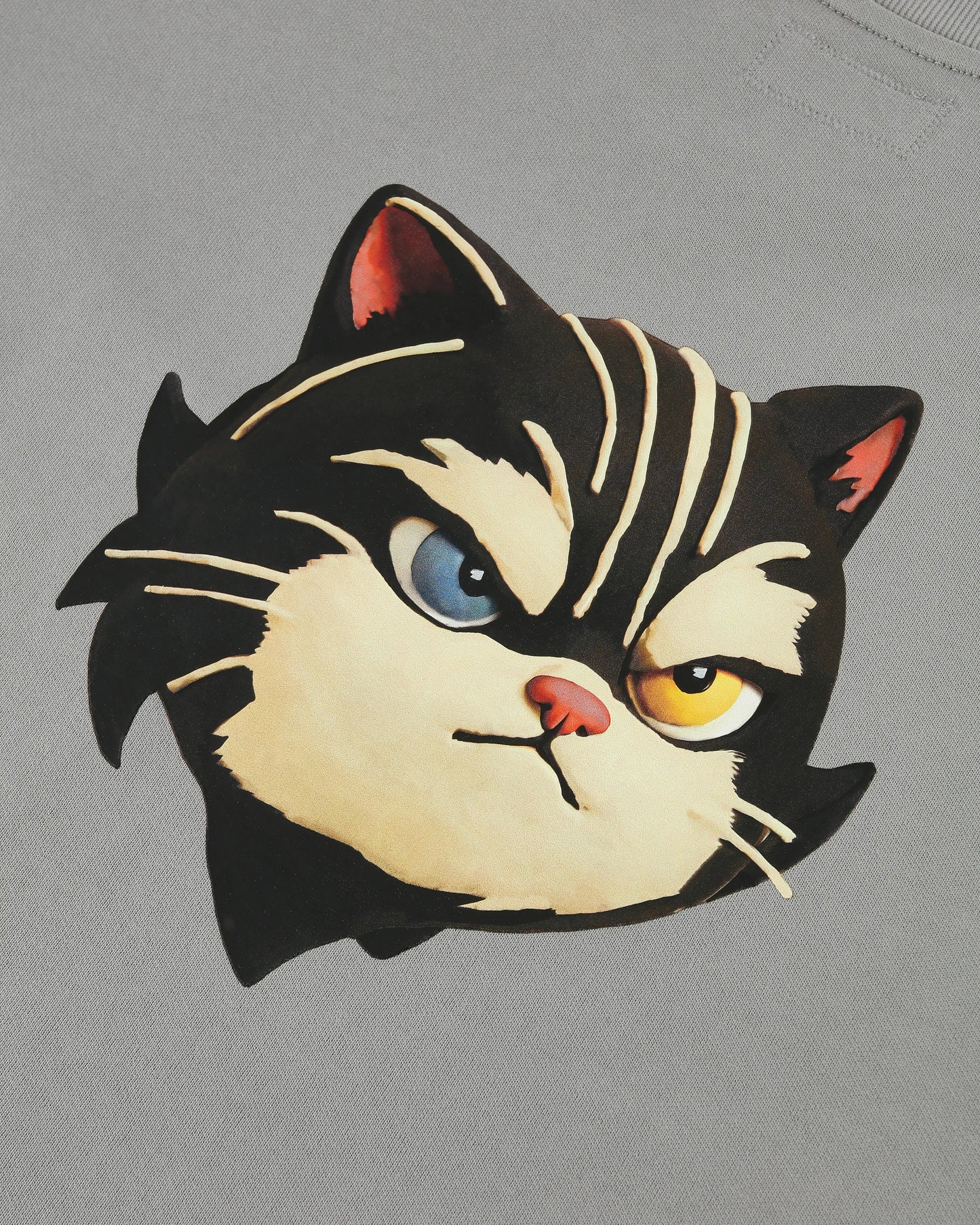 THE CLAY CAT LOGO HEADFRONT POCKET OVERSIZED T-SHIRT