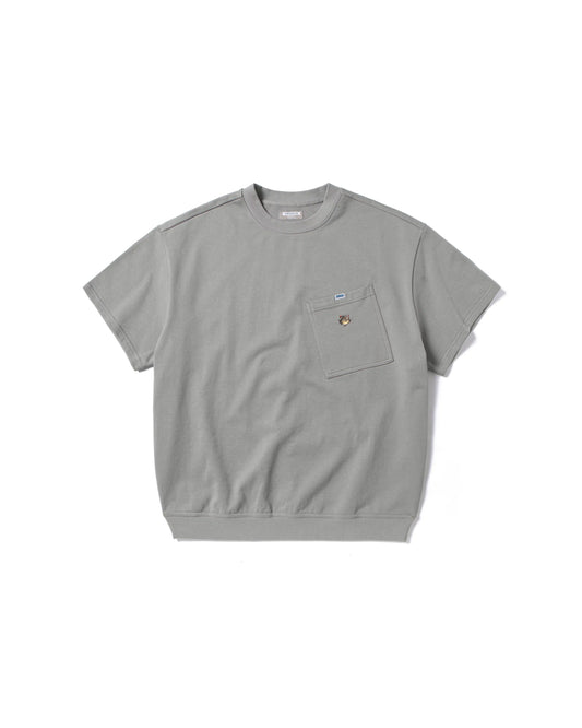 THE CLAY CAT LOGO HEADFRONT POCKET OVERSIZED T-SHIRT