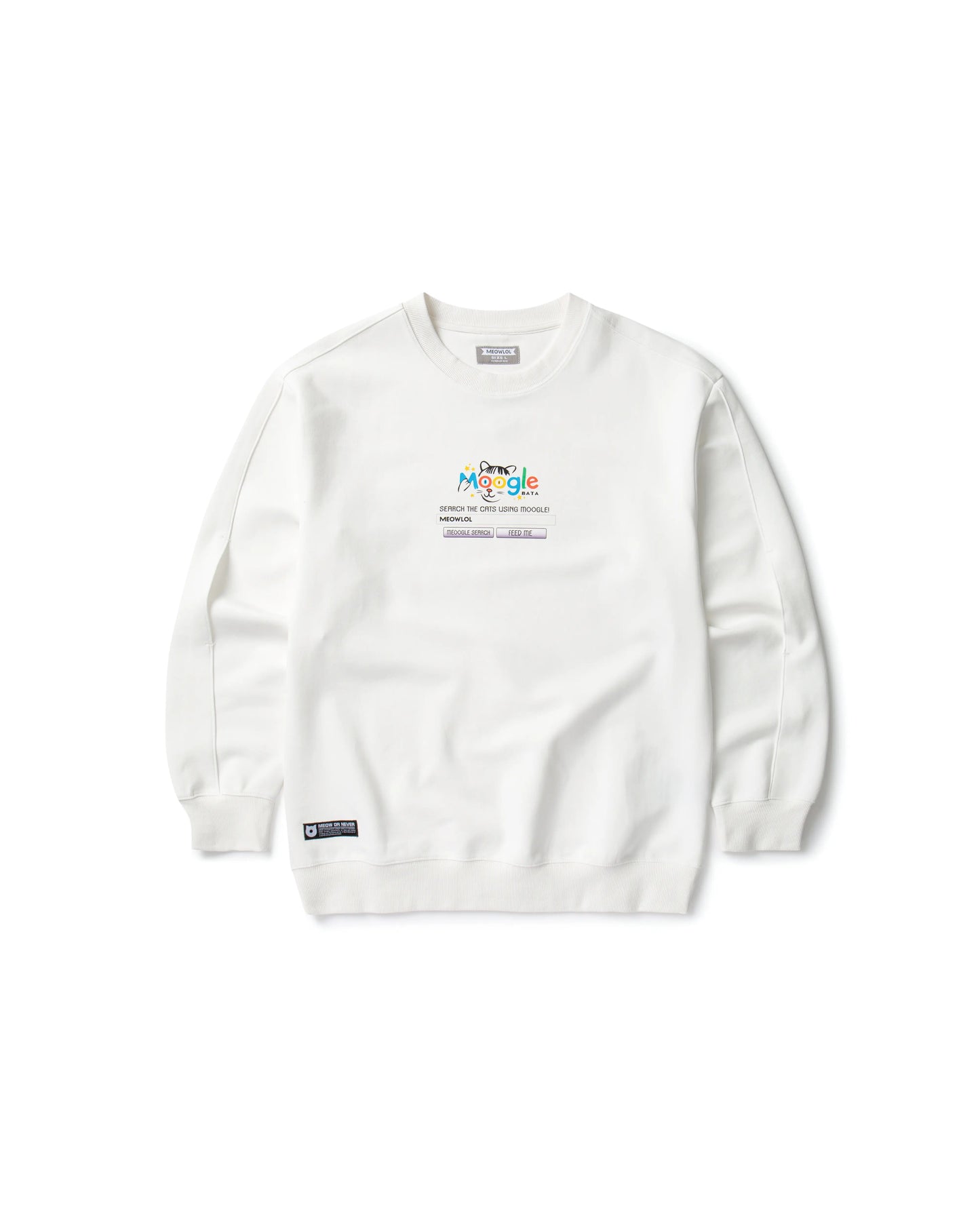 THE MOOGLE  PLEATED SLEEVES EASY FIT SWEATSHIRT