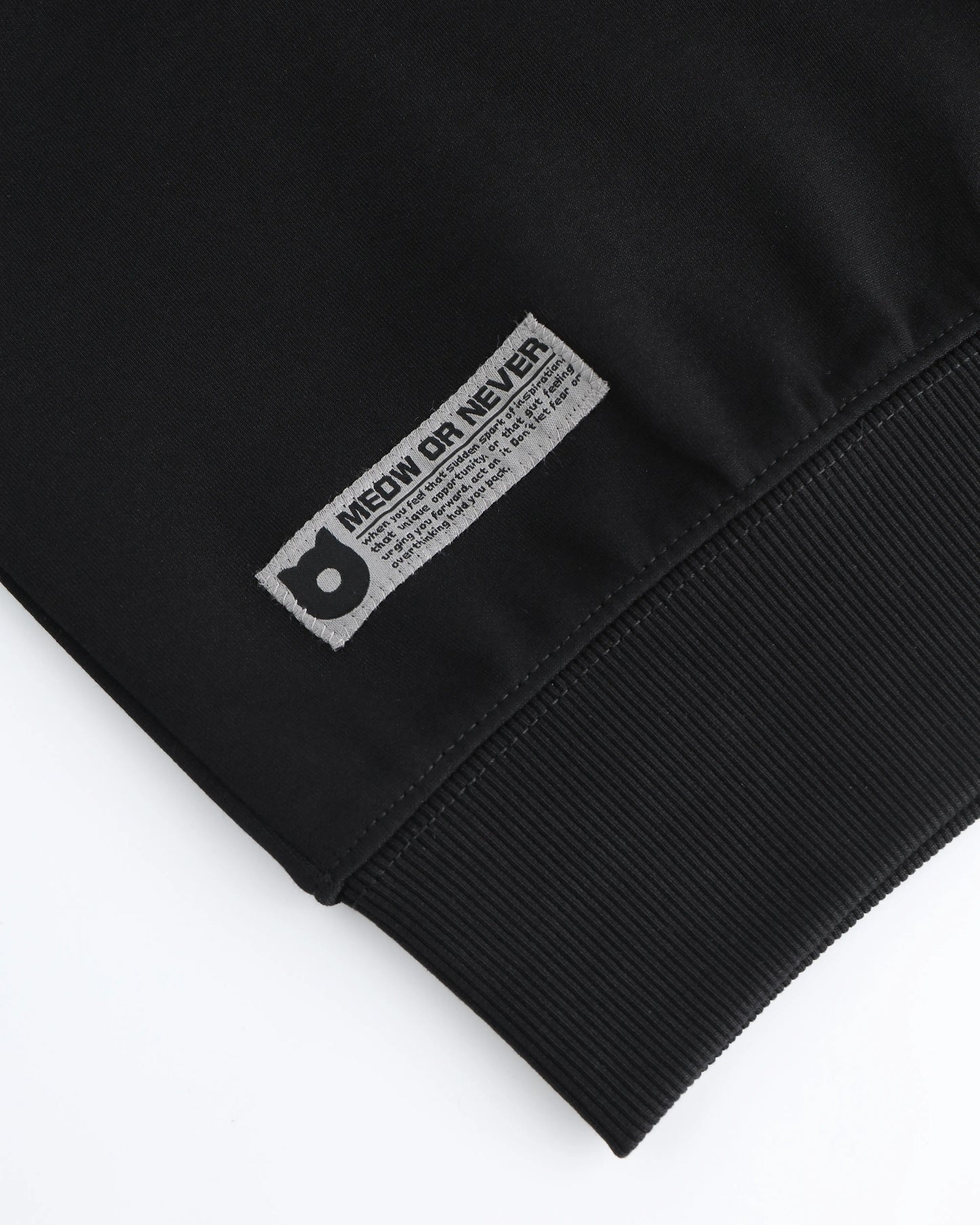 THE MOOGLE  PLEATED SLEEVES EASY FIT SWEATSHIRT