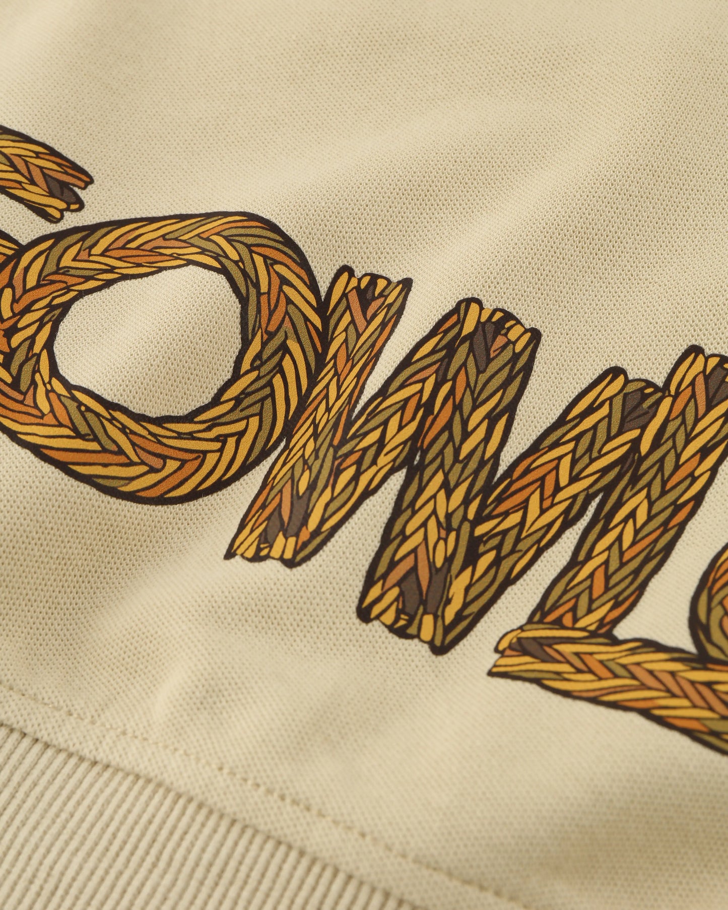 WEAVING LOGO FRONT POCKET OVERSIZED POLO SHIRT