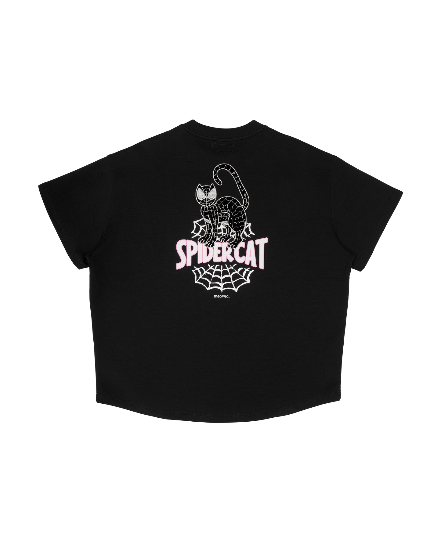 SPIDER CAT (2nd EDITION) ROUND HEM OVERSIZED T-SHIRT